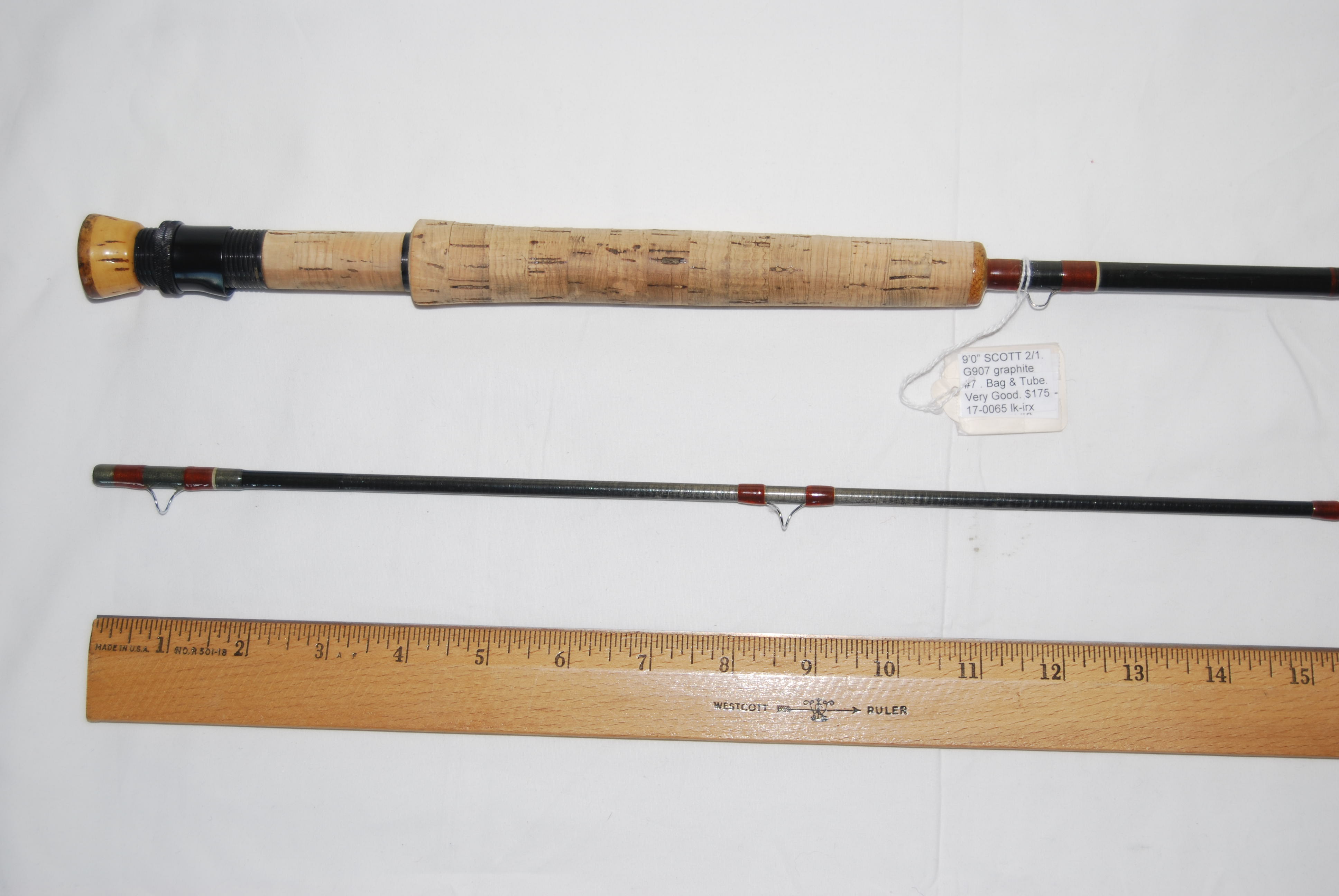 9'0” SCOTT G 907 Graphite 2/1. 3.3 oz. #7 line.SOLD